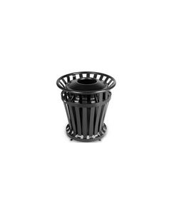 Rubbermaid 4020 WeatherGard Series Container with 20 U.S. gal BRUTE Container Rigid Liner - 27.25" Dia. x 27.5" H - Black