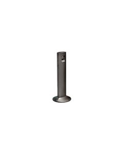 Rubbermaid / United Receptacle 934BK Metropolitan Smokers Station - 1.6 Gallon Capacity - Holds up to 1920 Cigarette Butts - Black