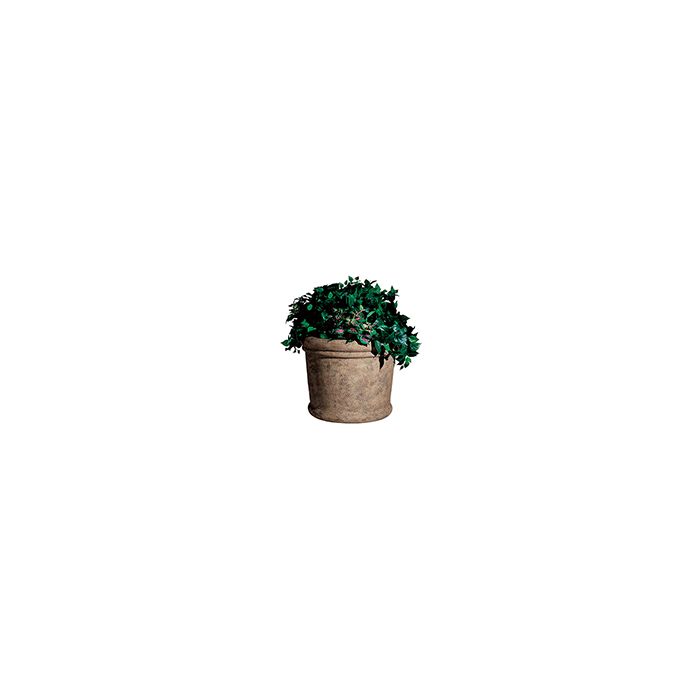 Rubbermaid / United Receptacle FGFGPF2419BISQ Milan Collection Fiberglass Planter - 24" Dia. x 19" H - Bisque in color