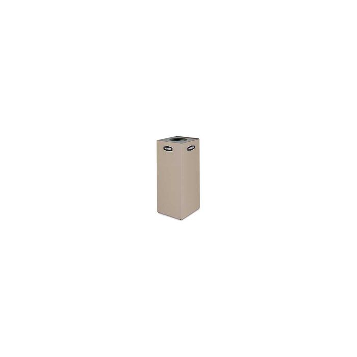 Rubbermaid / United Receptacle NC36 Collect-A-Cube Recycling Open Top Receptacle - 34.5 Gallon Capacity - 15.75" Sq. x 36" H