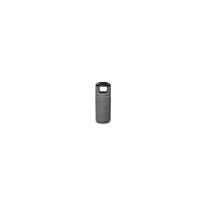Rubbermaid / United Receptacle FGC1639 Cornerstone Series Side Disposal Waste Receptacle - 15 Gallon Capacity - 16" Dia. x 39" H - 8" W x 6" H Disposal Opening