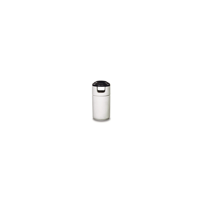 Rubbermaid / United Receptacle FGC2044 Cornerstone Series Side Disposal Waste Receptacle - 23 Gallon Capacity - 20" Dia. x 46" H - 8" W x 6.5" H Disposal Opening