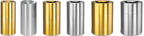 Atrium Aluminum & Brass Containers