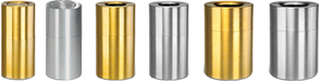 Atrium Aluminum & Brass Containers Atrium Aluminum & Brass Containers