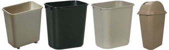 Deskside Wastebaskets & Tops