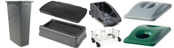 Slim Jim® Containers, Tops and Trolley System
