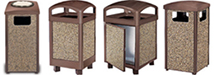 Landmark Series Steel Receptacles