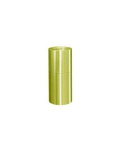 Rubbermaid ATF18SB Flip Top Waste Receptacle - 18 Gallon Capacity - 14" Dia. x 27" H - Satin Brass