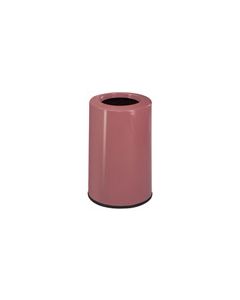 Rubbermaid / United Receptacle FG1219LO One Piece Lift-Off Fiberglass Waste Can - 6.5 Gallon Capacity - 12" Dia. x 19" H - 7" Dia. Disposal Opening