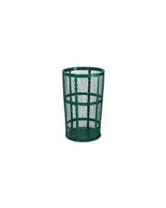 Rubbermaid / United Receptacle SBR52E Powder Coated Steel Mesh Street Basket - 48 Gallon Capacity - 24" Top Dia. x 33" H