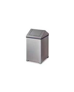 Rubbermaid / United Receptacle T1414SS Small WasteMaster Garbage Can - 14 Gallon Capacity - 14" Sq. x 26" H - Stainless Steel