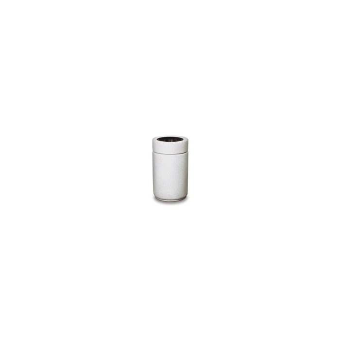 Rubbermaid / United Receptacle FGC2035T CornerStone Series Open Top Waste Receptacle - 23 Gallon Capacity - 20" Dia. x 36" H - 8" Dia. Disposal Opening