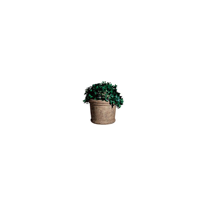 Rubbermaid / United Receptacle FGFGPF2419BISQ Milan Collection Fiberglass Planter - 24" Dia. x 19" H - Bisque in color